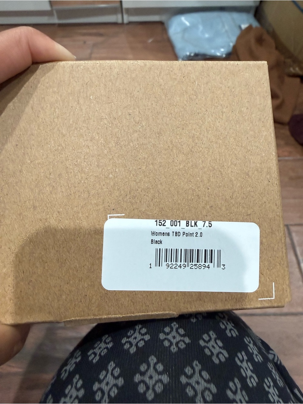 Rothy’s Women’s TBD Point 2.0 Black - size 7.5 | New in box